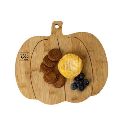 Pumpkin Shaped Cheese Serving Board