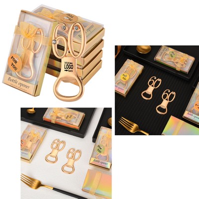 Gold Number 60 Bottle Opener