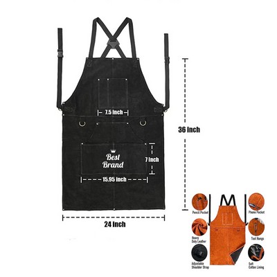 Durable Welding Protective Cowhide Apron