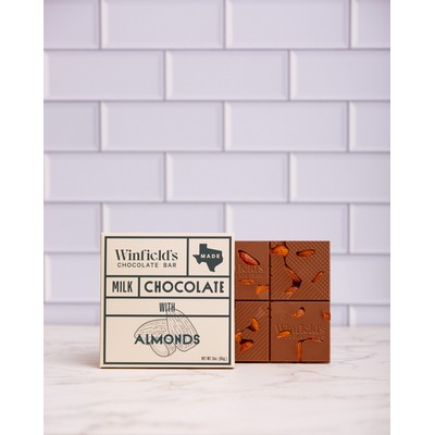 Square Milk Chocolate Almond Bar