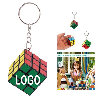 Mini Puzzle Cube Keychain