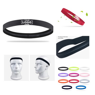 1 Inch Stretchy Dye Sublimation Headbands Double-Sided Full Color