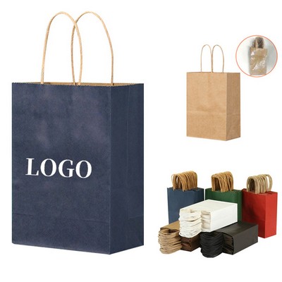 Kraft Paper Shopper Tote Bag Gift Bags