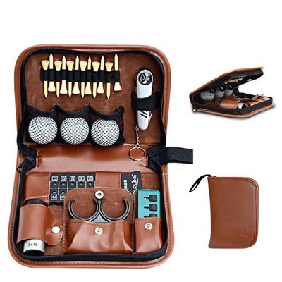 Portable Pu Golf Tool Kit Pouch