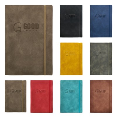 A5 PU Leather Soft Notebook With Strap