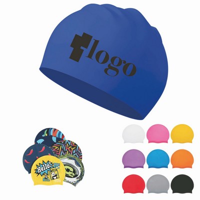 Classic Unisex Soft Silicone Swim Cap