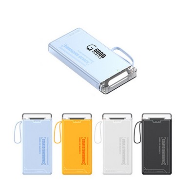 Comes with Four-Wire 10,000 mAh Power Bank