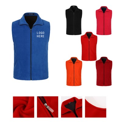 Full-Zip Polar Fleece Vest