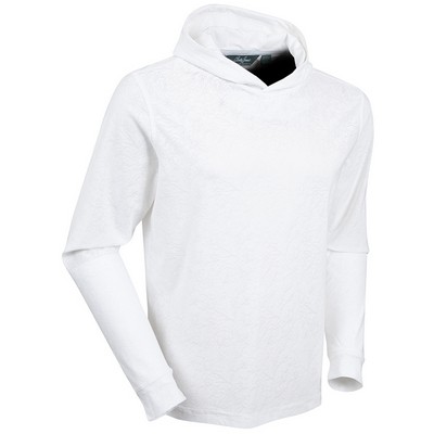 Bobby Jones Performance Magnolia Jacquard Long Sleeve Hoodie