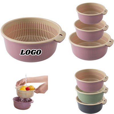 Layer Fruit And Vegetable Drain Basket