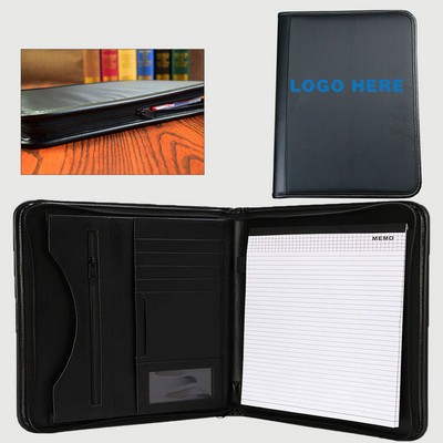 Multi-functional Business Zipper Folder