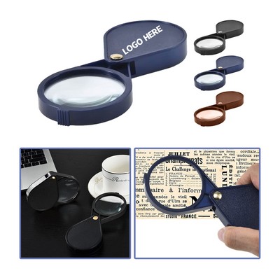 10X Power Compact Magnifying Glass for Reading & Precision Tasks