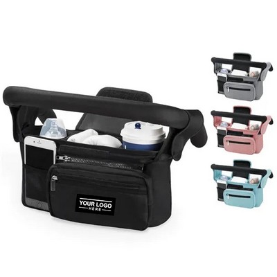 Stroller Organizer with Insulated Cup Holder