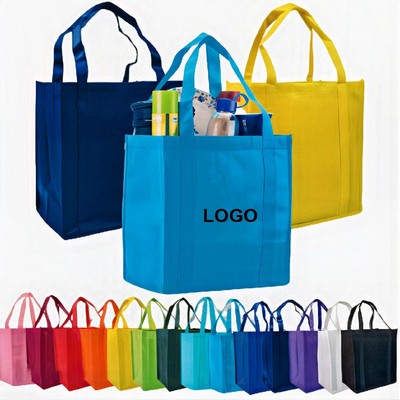 Large Non-Woven Grocery Tote Bag