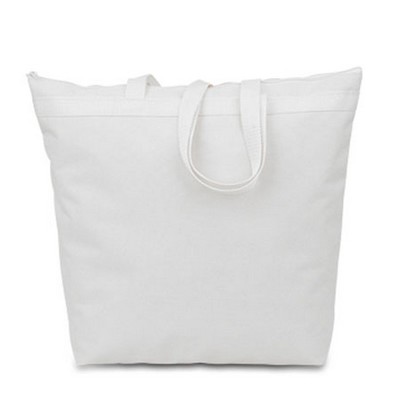 Shop Till U Drop Large Tote Bag - Solid Color