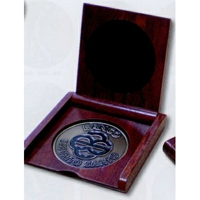 Rosewood Coin Box / 1 3/4"