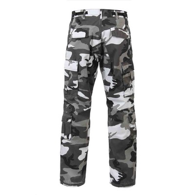 City Camouflage Vintage Paratrooper Military Fatigue Pants (XS to XL)