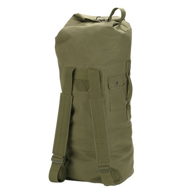 G.I. Type Olive Drab Double Strap Duffle Bag