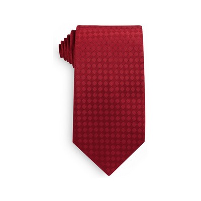 Red Beckett Tone on Tone Tie