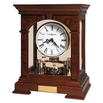 Howard Miller Statesboro Cherry Bordeaux Mantel Clock w/ Chime