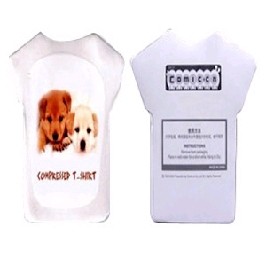 Compressed Towel Cloth T-Shirt / Short Sleeve