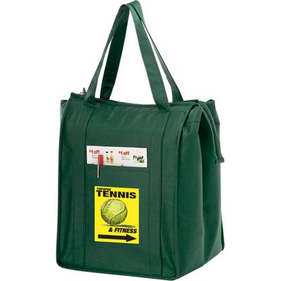 Non Woven Insulated Grocery/Lunch Bag w/ 4 Color Process (13"x10"x15")