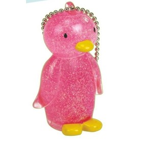 Translucent Gel Penguin Key Chain