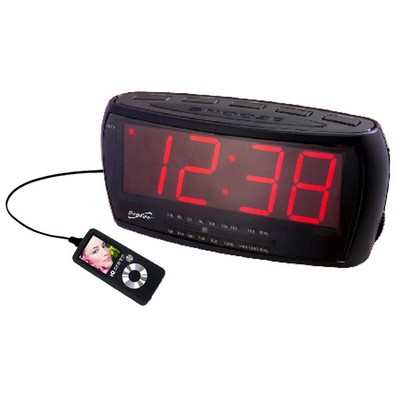 AM/ FM Alarm Clock Radio with Jumbo Digital Display & Aux Input