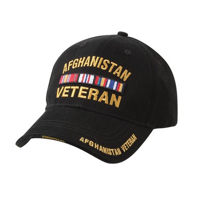 Afghanistan Veteran Deluxe Low Profile Insignia Cap