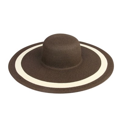 Ladies' Wide Brim Fashion Toyo Hat