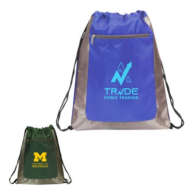 Poly Heavy Duty Drawstring Backpack