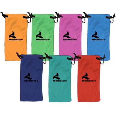 180gsm Microfiber Drawstring Pouch - Color