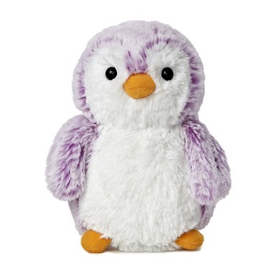 6" Purple Pom Pom Mini Penguin Stuffed Animal