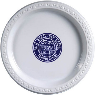 7" White Plastic Plate (Petite Line)