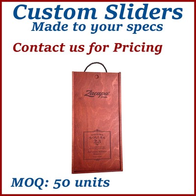 Custom Wooden Crate / Custom Wooden Box - made to order, low minimums