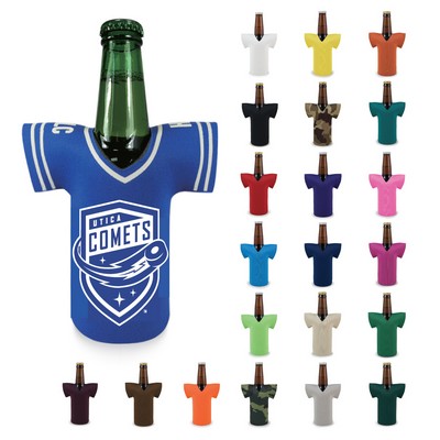 Screen Printed Premium Foam Jersey Shape Bottle Insulator