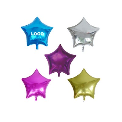 18" Star Shaped Micro-foil Balloon