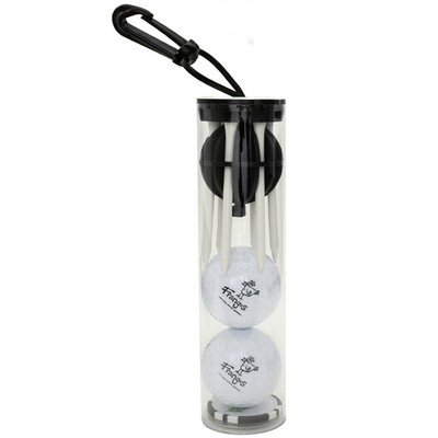 Caddy Cap Tee Holder Tube w/Poker Chip