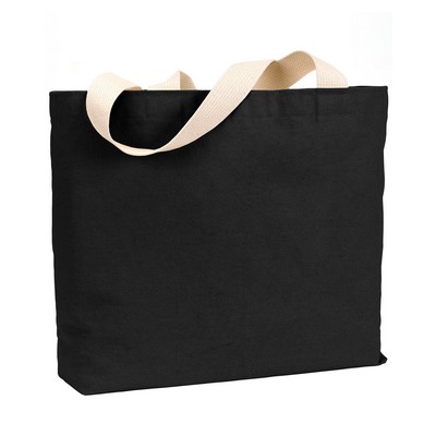 Bayside USA Made Cotton Canvas Jumbo Tote Bag