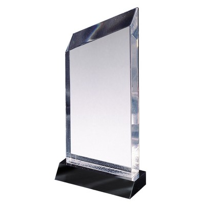 Clear Wedge Acrylic Award 7"H