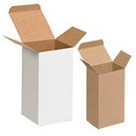 Reverse Tuck Heavy Weight Flap Kraft Box (2"x2"x7")