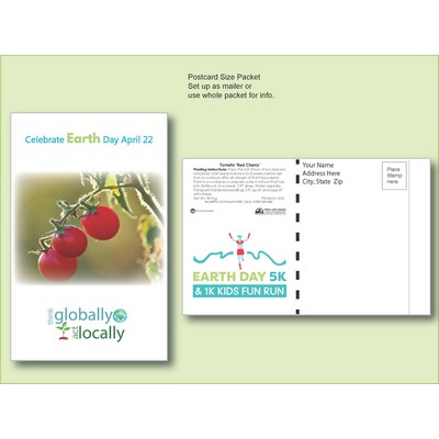 Tomato 'Red Cherry' Seed Packet - Postcard Mailer Size (4" x 6.5")