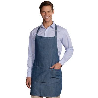 Cotton Denim Bib Apron