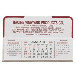 Desk Calendar - 5 3/8"x3 1/2" (Thru 4/30)