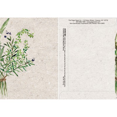 Watercolor Series Herb Mix Seed Packet