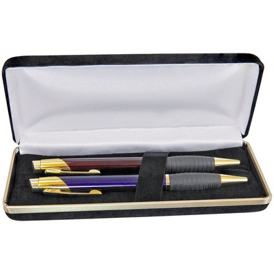 Black Velvet Pen Case (6 1/2" x 2 3/4")