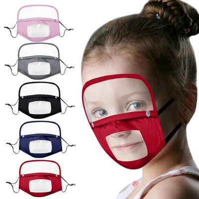 Transparent Cotton Guards w/Detachable Face Mask