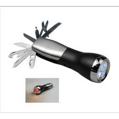 Outdoor Flashlight w/Tools