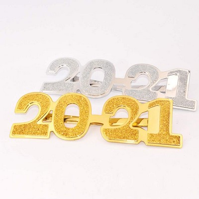 2021 Glitter New Years Eve Party Glasses