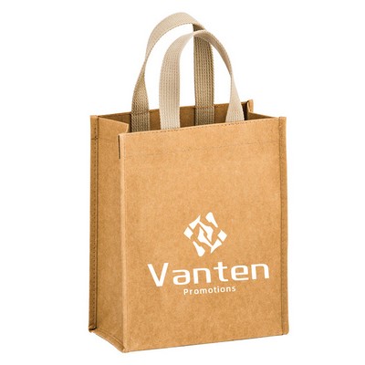 Washable Kraft Paper Grocery Tote Bag